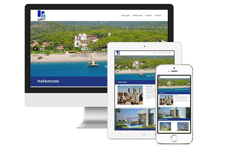 Upt İnşaat Web Sitesi Yenilenerek Bugün Yayın Hayatına Başladı